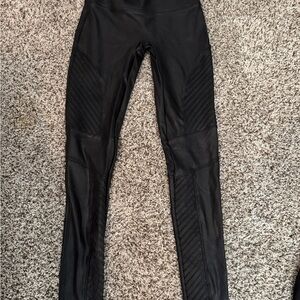 SPANX Shiny Black Leggings